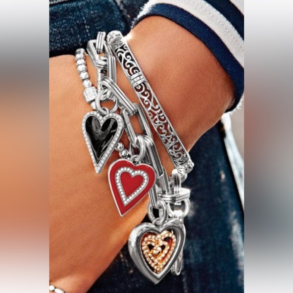 Brighton Silver and Gold Heartbeat Amulet - Picture 6 of 6